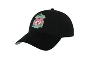 Liverpool FC Crest Cap (Black) (One Size)