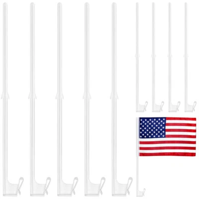 10 Pcs Car Window Flagpole Holder Mount Kit Windows Flagpoles