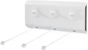 Leifheit 83107 Rollfix Wall Triple line Dryer, 15 m