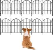 Garden Fencing Animal Barrier | Anti Digging Defense Barrier,10x Border Decor Panels Divider for Cats Lawn Outdoor Pets Pet Area Patio Dogs Rustproof Metal