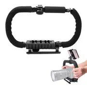 Foldable Camera Smartphone Stabilizer Handle Grip Handheld Video Rig