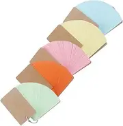 GANAZONO 5pcs Memo Cards with Binder Rings Pre Punched Blank Flashcards for Studying Index Cards for Note Taking and Daily Use