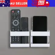 Wall Mounted Mobile Phone Remote Control Stationery Holder Storage Box Organizer