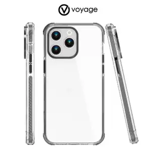【VOYAGE】iPhone 15 Pro 6.1 超軍規防摔保護殼-Pure Tactical 黑(環保塑料 兩年抗黃保證)