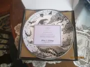 Lenox Halloween Witchcraft Four Piece Dessert Plate Set. With COA- Witches,