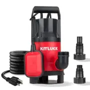 Sump Pump, 1/2HP 2400GPH Submersible Water Pump with Float Switch, 20ft Cord,...