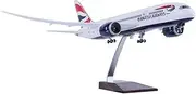 for﻿ British Airways B787 Aircraft Model Kit Decorated with LED Lights (Touch Or Sound Control) 47cm(B787 No lamp)