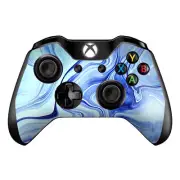 Skins Decal Wrap for Xbox One / One S Controller Blue Marble Rocks Glass