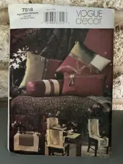 Vogue Decor Pattern 7816 for Home Accessories Uncut