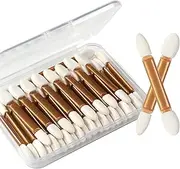 Kinretixia Pack of 30 Double-Sided Sponge Brushes, Eyeshadow Applicator Set, Reusable Soft Latex Applicator for Make-Up, Ideal for Make-Up