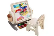 Kids Drawing and Building Station Set