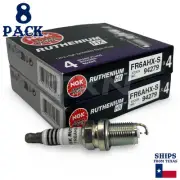 8 Pack NGK Ruthenium HX 94279 Spark Plugs FR6AHX-S ps (for: Audi)