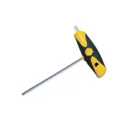 Wiha 54004 Soft Grip Dual Drive Ball-End Hex Inch T-Handle, 1/4" x 150mm