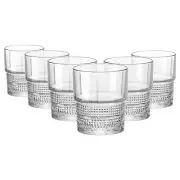 6x Bormioli Rocco 370ml Bartender Novecento Whisky Glasses Drinking Tumblers Set
