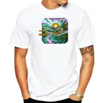 SKULL SURFING DEAD SURFERS 酷真棒男士 T 恤白色尺寸 S 5XL T 1641 L@@K