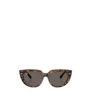 Full frame sunglasses 49 Lucido Havana su marrone trasparente