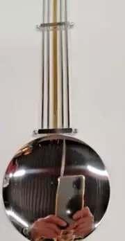 Hermle wall clock pendulum silver 2 tone for 52 cm movement