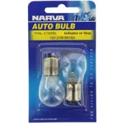 NARVA 47335BL BAYONET GLOBES 12V 21W BASE BA15d - TWIN PACK