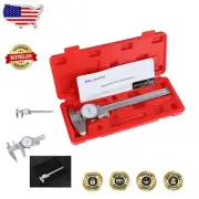 Accusize 0-6 Inch Precision Dial Caliper, Satin Chrome Finish in Protective Box