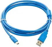 NPQPNAFC Applicable JZSP-CVS06-02-E servo Drive Cable Σ-V/7S Data Programming Download Cable Gold Plated Interface Blue Cables