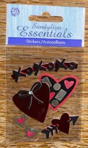 Essentials Love Box Chocolate Wedding Anniversary Valentines XOXO Heart Stickers