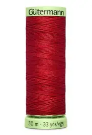 Gutermann Top Stitch Thread #46 RASPBERRY RED 30m Spool High Lustre, Bold Sewing