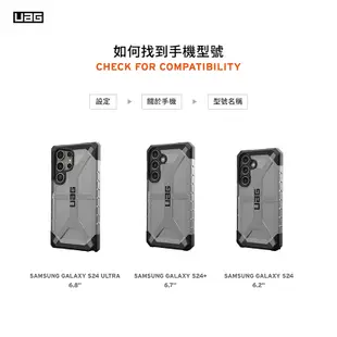 【UAG】Galaxy S24系列 耐衝擊保護殼-透明 (美國軍規 手機殼 防摔殼)