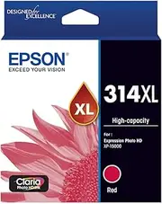 Epson 314XL - High Capacity Claria Photo HD - Red Ink Cartridge for XP-15000, Single Pack, C13T01M592