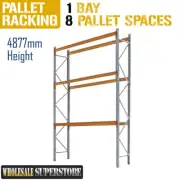 PALLET RACKING - 1 Bays 4877mmH - Dexion Compatible Storage HEAVY DUTY shelving