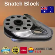 Snatch BLOCK Heavy Duty 9 Ton 13 mm max cable 4x4 4WD Winch Dyneema