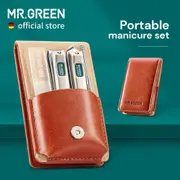 Mr.green Portable Manicure Set Pedicure Kit Stainless Steel Nail Clippers Tool