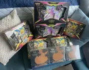 BUNDLE - Pokemon Shining Fates - (4) Pikachu V (2) Crobat Premium (3) ETB!!