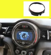 For 14-21 Mini Cooper F55 F56 Carbon Fiber ABS Central Console Navigation Panel (for: Mini)