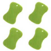 4x Avanti Quick-Dry Cleaning Silicone Scrubber Sponge Dishwashing Cleaner Assort