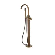 BELLA Mica Living Brass Freestanding Bath Mixer with Hand Shower
