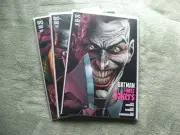 DC Comics Batman Three Jokers Issues 1-3 Variant Joker Covers.