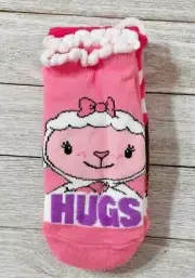 Doc McStuffins Socks No-Slip Safety Toe Girls 18-24 Months 3 Pair