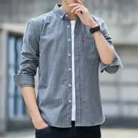在飛比找ETMall東森購物網優惠-夏季薄款韓版工地干活長袖襯衫