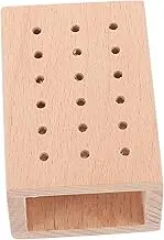 VICASKY Tool Bit Holder Organizer Handy Storage Block for Nail Tools Woodworking Durable Slot Design for Nail Salons Home Use