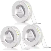 Double Sided Tape Heavy Duty, 3PCS Double Sided Mounting Nano Tape 10FT, Clear &