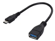 Astrotek Male USB-C 3.1 To Female USB 3.0 Type A 1m Sync Data Cable 5.0 Gbps BLK
