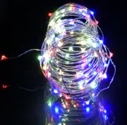 USB Powered String Lights,LED Silver Wire Micro Fairy Lights,5M/16.4Ft 50 Twinkl