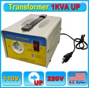 110 Volts step up to 220 Voltes 1KVA TRANSFORMER Made in Korea 220V Output
