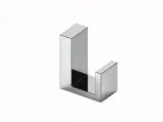 Kartners 232130D-68 Robe Hook (DEEP), BERLIN Collection, Polished Nickel