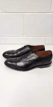 Allen Edmonds Strand Cap Toe Oxford Dress Men's Leather Black Shoes, Size 11.5D
