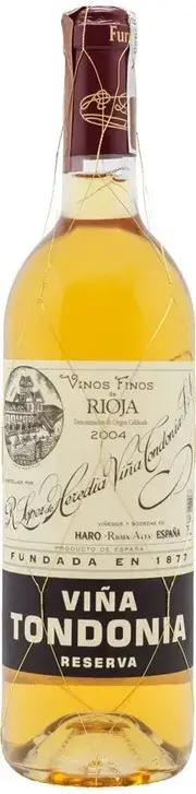 R. Lopez de Heredia Viña Tondonia Blanco Reserva 2004 750ml