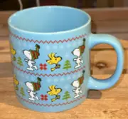 Peanuts Snoopy & Woodstock Christmas Sweater Holiday 20oz Ceramic Coffee Mug Cup
