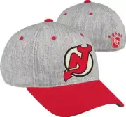 NHL New Jersey Devils Mitchell & Ness Adult Structured Flex Fit Cap Hat M&N NEW!