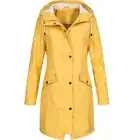 Womens Waterproof Raincoat Ladies Outdoor Wind Rain Forest Jacket Coat Plus +