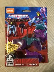 MEGA CONSTRUX Masters Of The Universe SKELETOR & PANTHOR FLOCKED GVY17